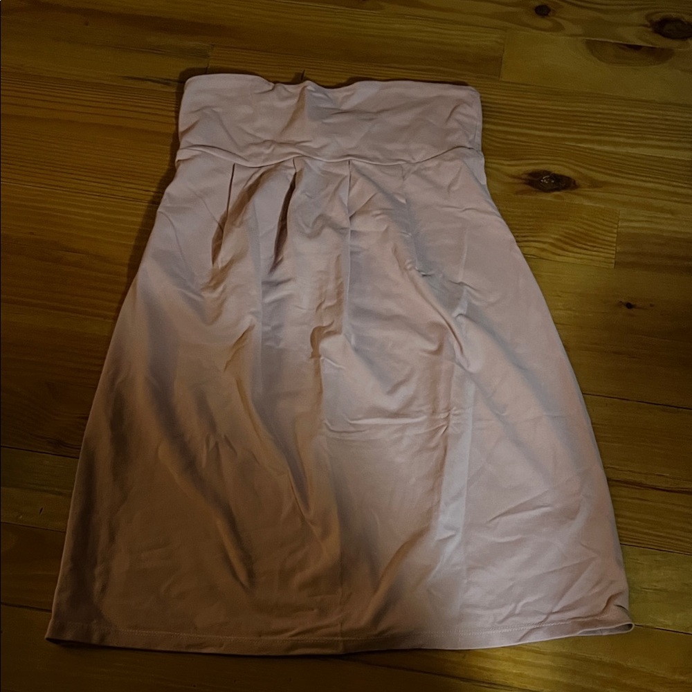 Susana Monaco Strapless Light Pink Skirt